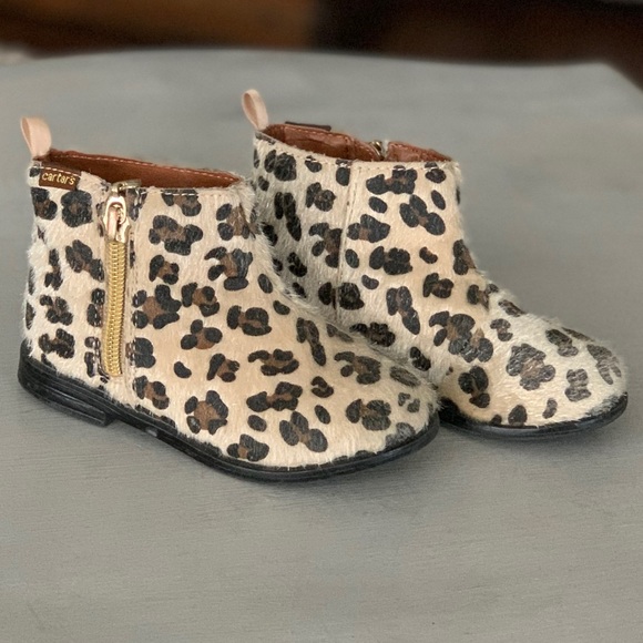 carter's leopard boots
